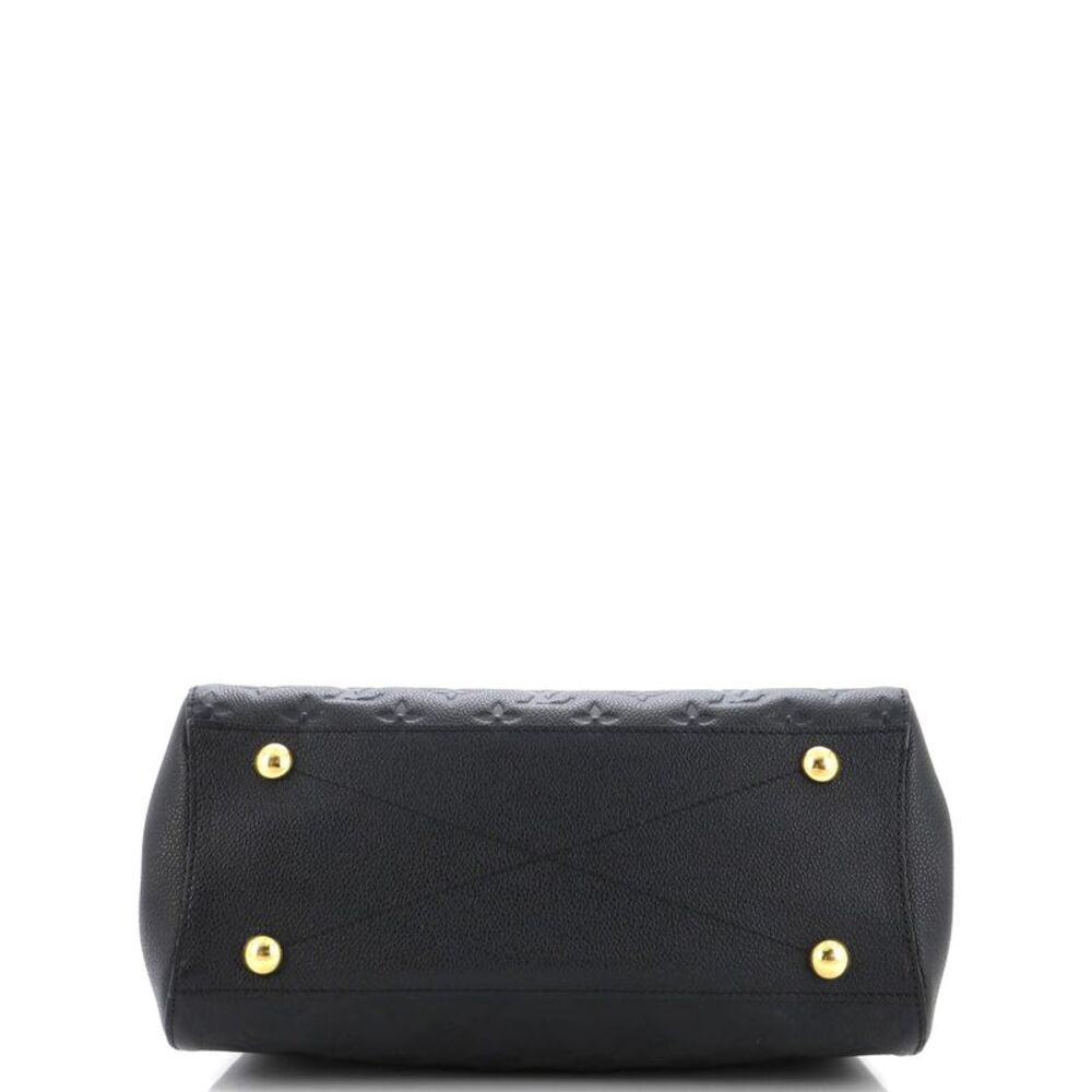 Louis Vuitton Montaigne Handbag Monogram Empreinte Leather MM Black - Picture 4 of 7